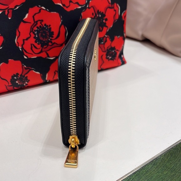 Kate Spade Morgan Colorblocked Zip-around Continental Wallet Cafe Mocha 
NWT - Picture 15 of 16